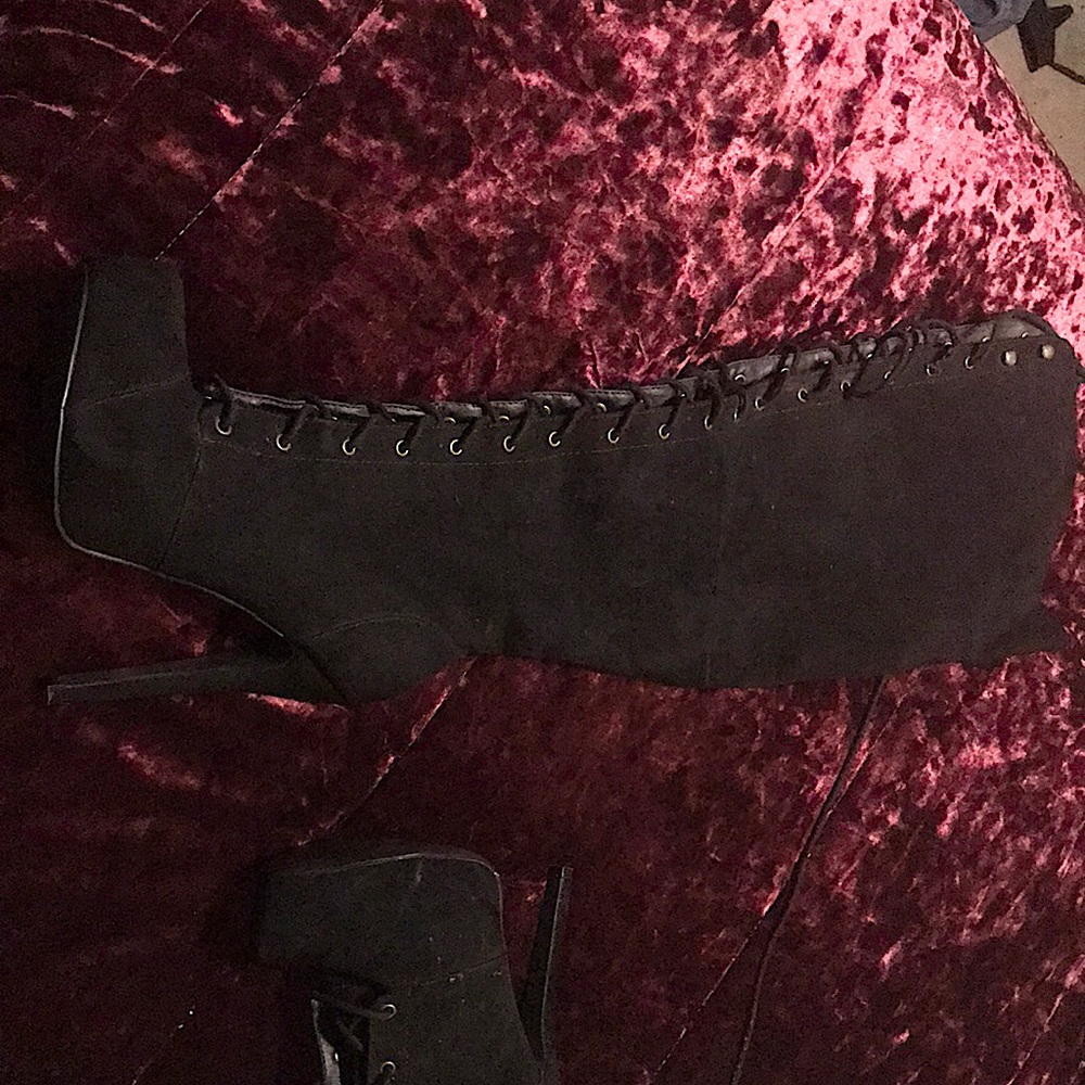 Thigh high boots